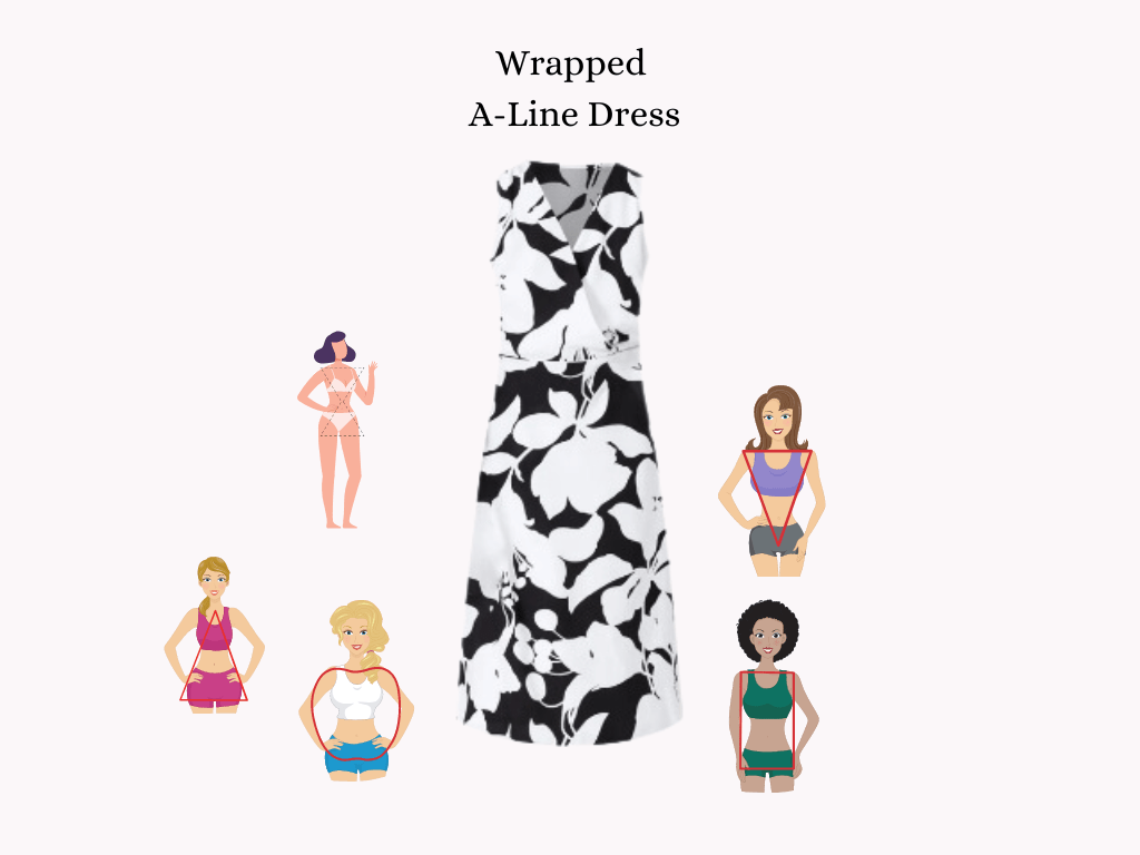 The A-line dress works on body shapes