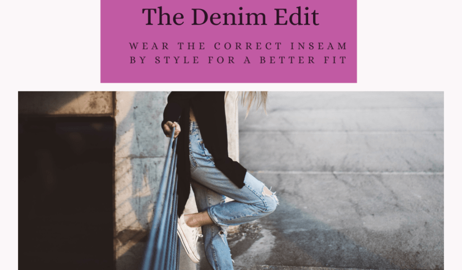 Post Title Photo, Inseam Measurements by Denim style for a better fit